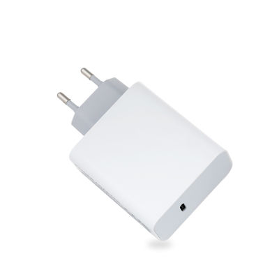 Cargador de pared USB-C de 2 pines de la UE, adaptador de corriente tipo C de alta velocidad de 60 W para portátil, tableta y teléfono inteligente