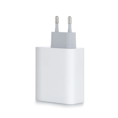 Cargador de pared USB-C de 2 pines de la UE, adaptador de corriente tipo C de alta velocidad de 60 W para portátil, tableta y teléfono inteligente