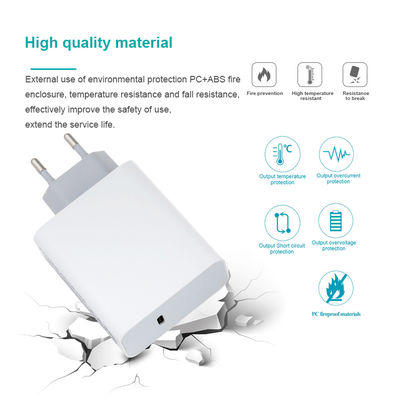 Cargador de pared USB-C de 60W para portátil, tableta y smartphone (UE)