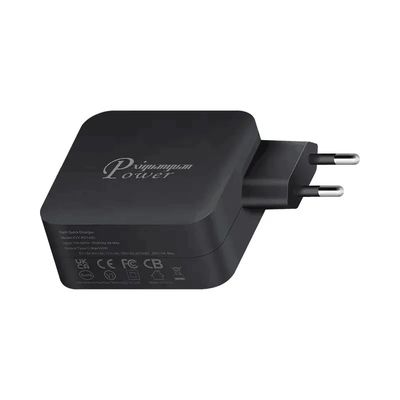 Cargador de pared USB-C de 2 pines de la UE, adaptador de corriente tipo C de alta velocidad de 140 W para portátiles de alta potencia, tabletas y dispositivos móviles