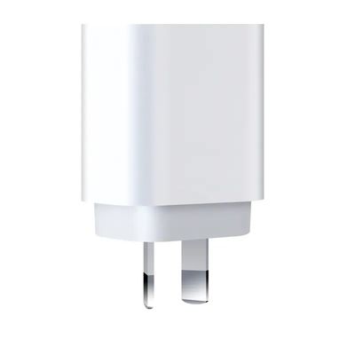 Cargador de pared AU 2-Pin USB-C, adaptador de alimentación rápido tipo C de 30W para teléfonos inteligentes, tabletas y portátiles pequeños