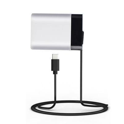 Adaptador de corriente USB-C de 60W con cable fijo, cargador de pared Type-C de alta velocidad para portátil, tableta y smartphone