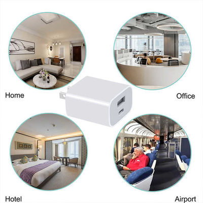 20W USB-C y USB-A US Cargador de pared con cable, adaptador de energía de carga rápida para teléfonos inteligentes y tabletas