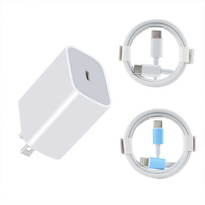 Cargador GaN PD con cable de 20W USB-C y USB-A