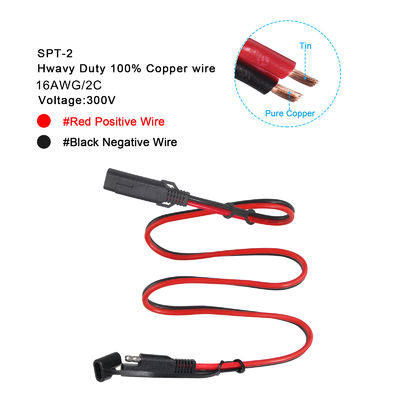 QIUCABLE SAE Cable de extensión de desconexión rápida 6Ft 16AWG SAE a SAE Conexión rápida de liberación (B09N3M51Y5)