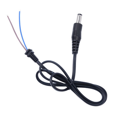 Cable de conexión macho DC a cable con extremos estañados 5.5x2.1mm para fuente de alimentación de 12V