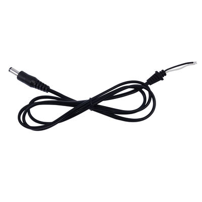 Cable de conexión macho DC a cable con extremos estañados 5.5x2.1mm para fuente de alimentación de 12V