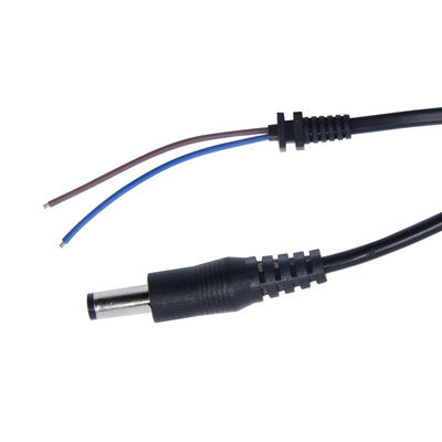 Cable de conexión macho DC a cable con extremos estañados 5.5x2.1mm para fuente de alimentación de 12V