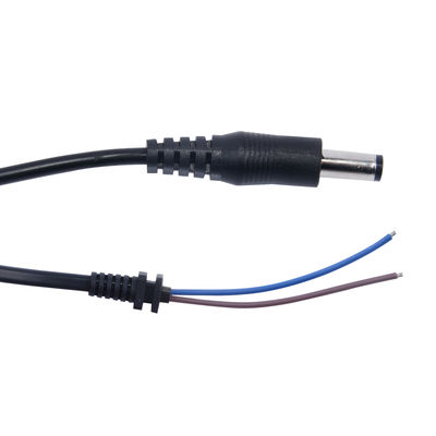 Cable de conexión macho DC a cable con extremos estañados 5.5x2.1mm para fuente de alimentación de 12V