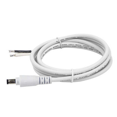 Enchufe macho CC / Conector hembra a terminación de cable pelado estañado - Cable conector de alimentación de 5,2 mm x 2,1 mm para CCTV, LED, aplicaciones de bricolaje