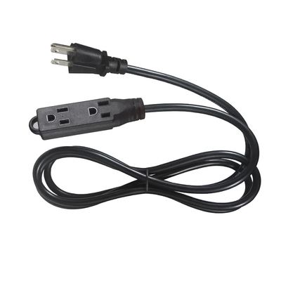 Cable de extensión de alimentación de enchufe único NEMA 5-15P 125V 13A