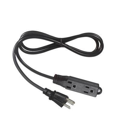 Cable de extensión de alimentación de enchufe único NEMA 5-15P 125V 13A