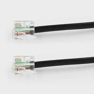 Cable de extensión telefónica RJ11 de 10 pies, 20 pies, 30 pies para teléfonos fijos y módems