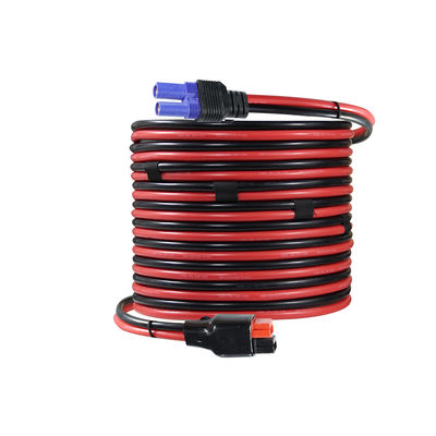 Cable de conector DC rectangular de EC5 a 2 pines 12AWG para sistemas solares