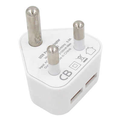 Cargador de pared USB-A para dispositivos móviles 5V 2.4A