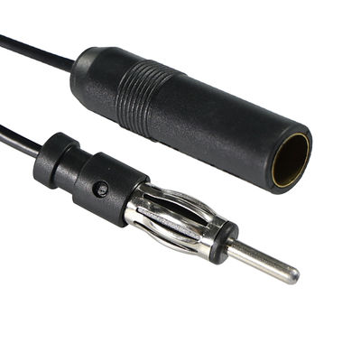 Cable de extensión de antena de coche, macho a hembra DIN para estéreo AM FM