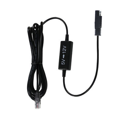 RJ45 a SAE Cable de alimentación de paso a paso-puerto Ethernet a SAE Conector Cordón de refuerzo de potencia para dispositivos de salida 5V / 9V / 12V DC
