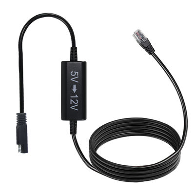 RJ45 a SAE Cable de alimentación de paso a paso-puerto Ethernet a SAE Conector Cordón de refuerzo de potencia para dispositivos de salida 5V / 9V / 12V DC