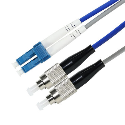 Cable de conexión de fibra dúplex OM3 LC a ST 50/125μm