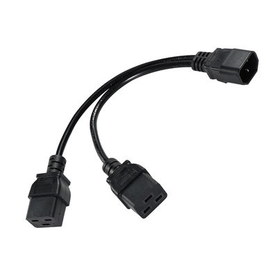 Cable divisor de alimentación IEC 60320 C14 a doble C19 para racks de servidores