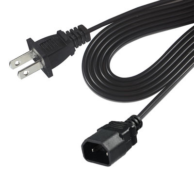 NEMA 1-15P a IEC C18 Cordón de alimentación para adaptadores y proyectores de computadoras portátiles