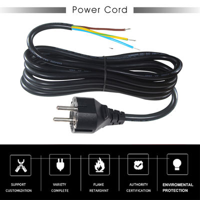 UE CEE 77 Cordón de alimentación de CA con extremos de banda para equipos industriales