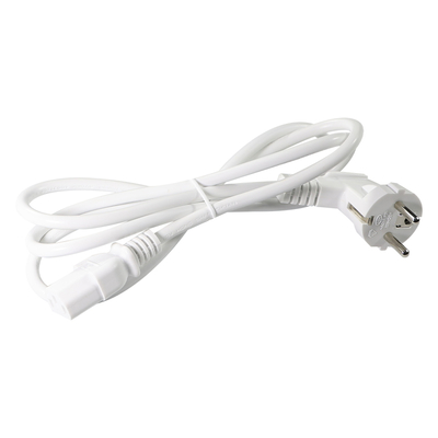 Cable de alimentación EU de 3 clavijas a IEC C13 - Cable de alimentación europeo para computadora, monitor, impresora, adaptador, 250V 10A