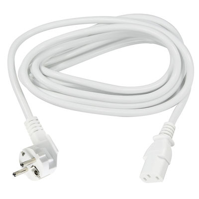 Cable de alimentación EU Schuko a IEC C13 250V 10A Negro