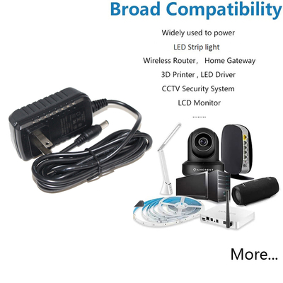 Adaptador de corriente DC 5V 3A con enchufe estadounidense/canadiense, cargador de repuesto, adaptador de CA universal