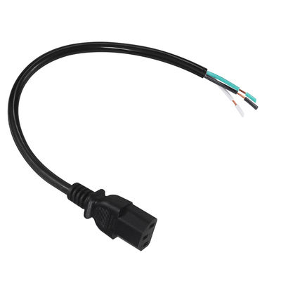 Cable de alimentación IEC C13 a cable pelado 10A 250V para PDU de servidor
