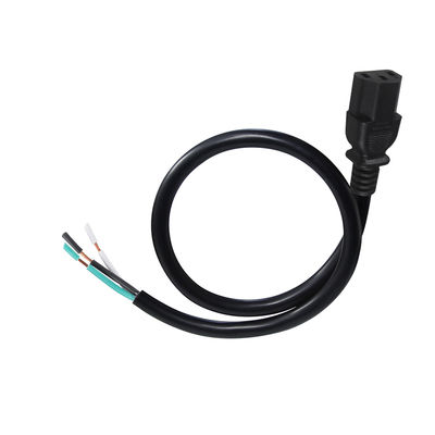 Cable de alimentación IEC C13 a cable pelado 10A 250V para PDU de servidor