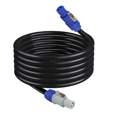 Cable de extensión PowerCON - 3-Pin de bloqueo del cable de alimentación de CA para iluminación de escenario, equipos de audio, distribución de energía para eventos