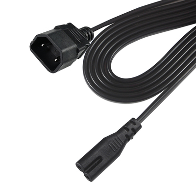 Cable de alimentación C7 a C18 en ángulo recto para electrodomésticos pequeños