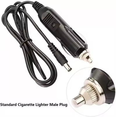 Cable de alimentación de encendedor de cigarrillos de automóvil de 12 V a DC5521 para GPS Dash Cam