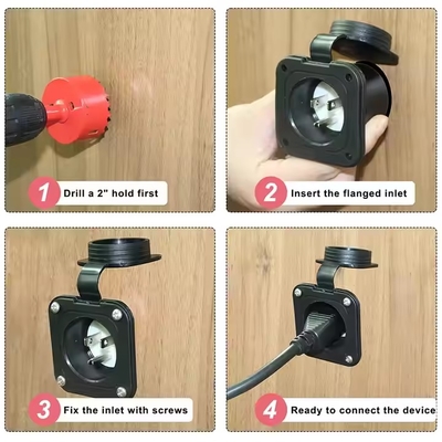 Cable de extensión de alimentación divisora ​​en Y NEMA 5-15P a 2x 5-15R - 2 salidas, 125 V/15 A, con certificación UL para uso en interiores