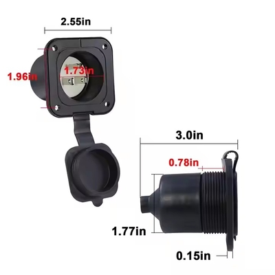 Cable de extensión de alimentación divisora ​​en Y NEMA 5-15P a 2x 5-15R - 2 salidas, 125 V/15 A, con certificación UL para uso en interiores
