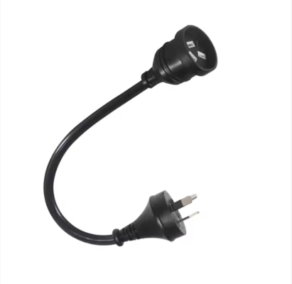 Cable de extensión australiano de 3 clavijas 10A/15A con cable de PVC aprobado por SAA