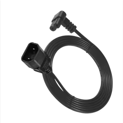 Cable de alimentación C7 a C18 en ángulo recto, cable de alimentación IEC 60320, hembra a hembra, 10A 250V, aprobado por VDE