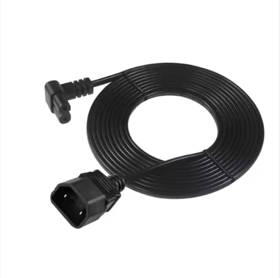 Cable de alimentación C7 a C18 en ángulo recto, cable de alimentación IEC 60320, hembra a hembra, 10A 250V, aprobado por VDE