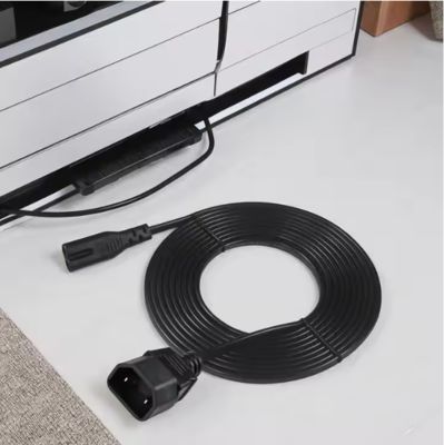 Ángulo derecho C7 a C18 Cordón de alimentación de mujer a mujer 10A 250V