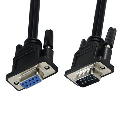 Cable de extensión DB9 macho a hembra, cable de 9 pines RS232 serie directo para comunicación de datos, PLC, máquina CNC