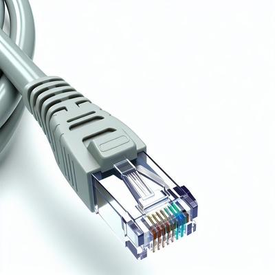 Cable LAN de 10 pies Cat6 UTP 24AWG Conector RJ45 de cobre desnudo