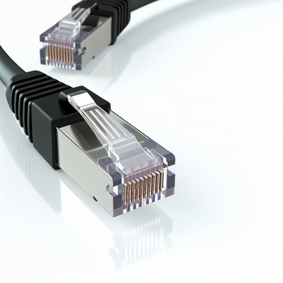 Cable LAN de 10 pies Cat6 UTP 24AWG Conector RJ45 de cobre desnudo