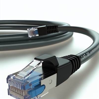 Cable LAN de 10 pies Cat6 UTP 24AWG Conector RJ45 de cobre desnudo