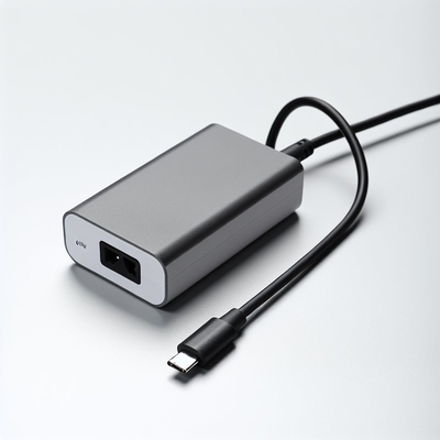 Adaptador de fuente de alimentación de escritorio de 65W con cable de carga Tipo C 100-240V