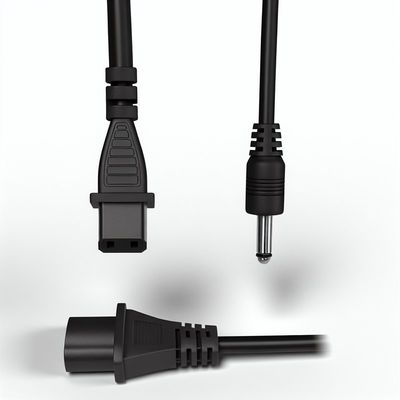 Cable de alimentación para portátil de 10 pies C7 no polarizado para equipos de oficina