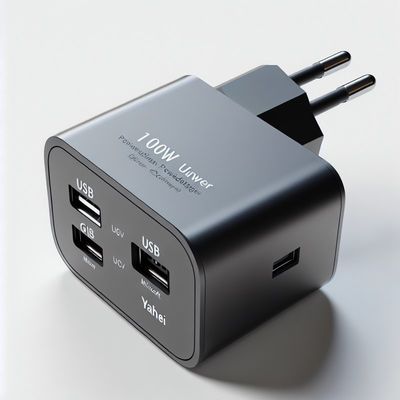 Cargador rápido USB-C PD de 100W GaN con enchufe estadounidense
