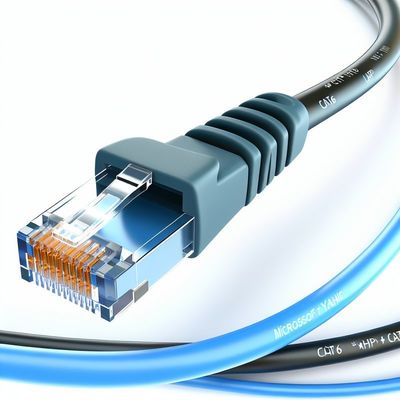 Cable Ethernet CAT6 Plano FTP Blindado con Bota sin Enganche