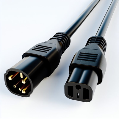 Cable de alimentación IEC C5 a C14 10A 1.8m, cable de cobre desnudo