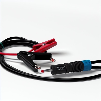 1.5m 5A Clips de cocodrilo fundido para el cable de batería DC SAE